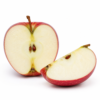 Freshly Sliced Premium Red Apple Freshly sliced red apple displaying its crisp interior, juicy flesh, and natural freshness in high-quality detail.