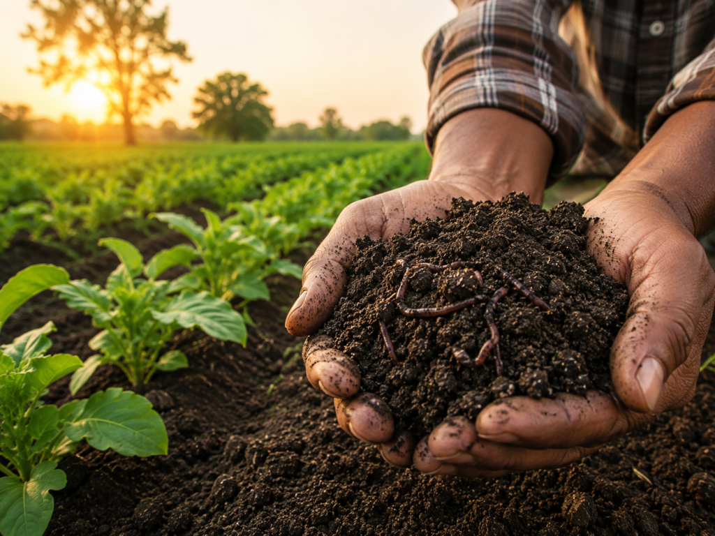 How to improve soil fertility naturally for healthy crop growth with nutrient-rich soil